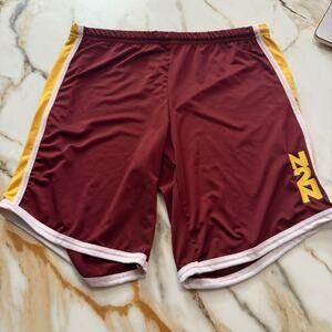 PreLoved N2N Bodywear Mens Athletic Ball Gym Shorts Color Red Size Large